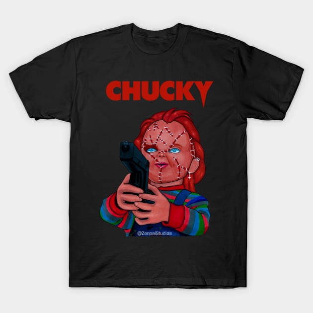 Chucky T-Shirt by Zenpaistudios